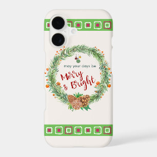 Merry & Bright Christmas Wreath