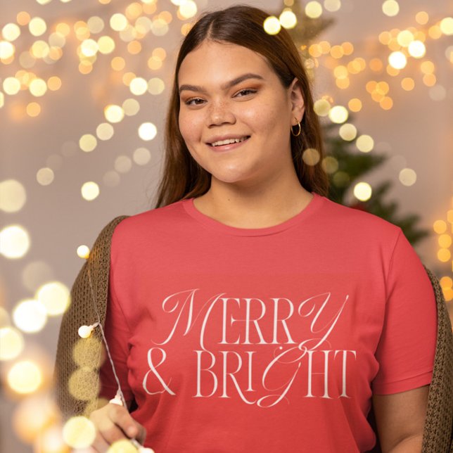 Merry & Bright Classic T-Shirt (Creator Uploaded)