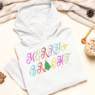 Merry & Bright Colourful Christmas Tree Women's Hoodie