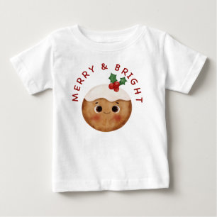 Merry & Bright Cute Christmas Toddler T-Shirt