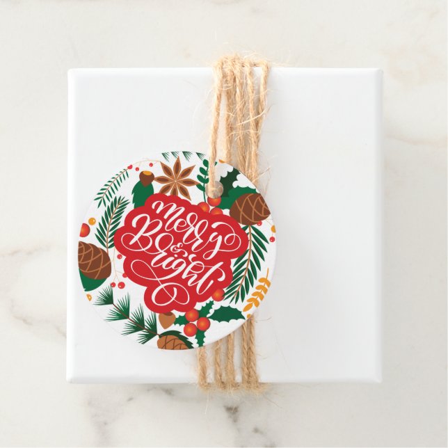 Merry & Bright Favour Tags (In Situ)