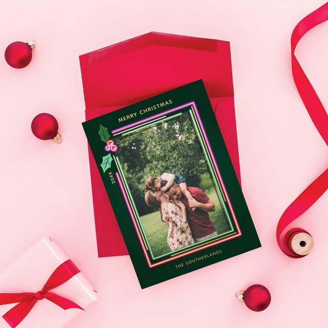 Merry Bright Fun Neon Sign Christmas Lights Photo  (Creator Uploaded)