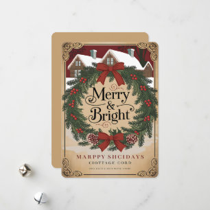 Merry & Bright Holiday Card