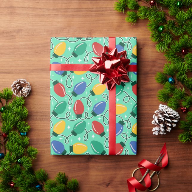 Merry & Bright Lights  Wrapping Paper (Holiday Gift)