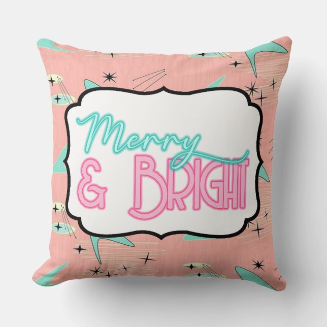 Merry & Bright MCM Cushion (Front)