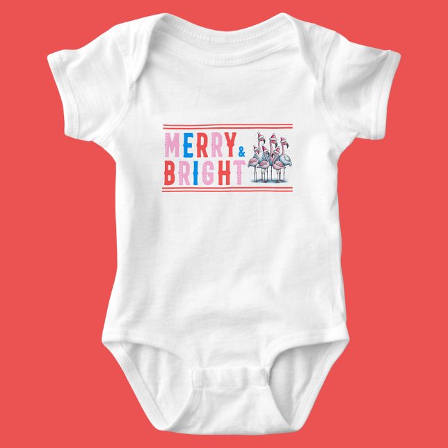 Merry & Bright, Merry Christmas Baby Bodysuit (Creator Uploaded)