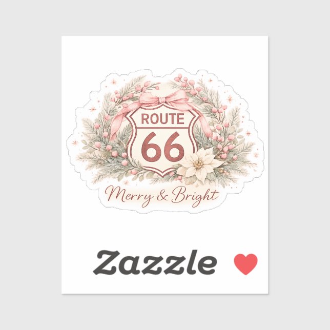 Merry & Bright Mother Road Charm (Sheet)
