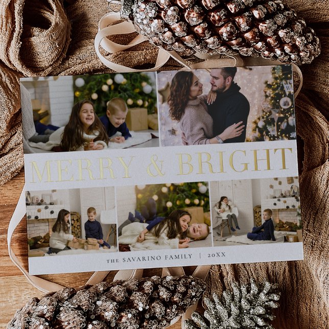 Merry & Bright Photo Collage (Creator Uploaded)