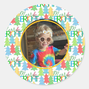 Merry & Bright Photo Sticker
