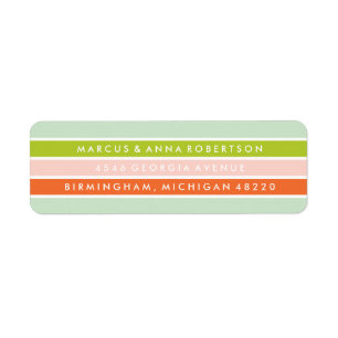 Merry + Bright Return Address Label