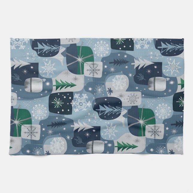 Merry & Bright Tea Towel (Horizontal)