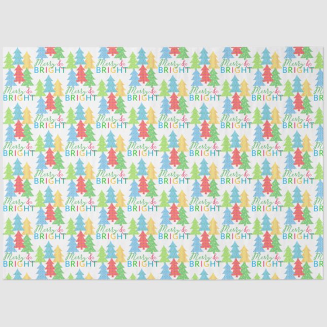 Merry & Bright Tissue Paper (Front)