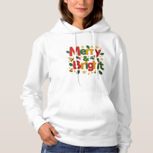 Merry & Bright Women’s Pullover Hoodie