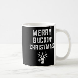 Merry Buckin' Christmas Redneck Costume Reindeer D Coffee Mug