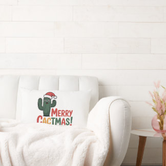 Merry Cactmas Lumbar Cushion