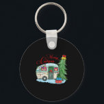Merry Camper Christmas Santa Camper Camng Truck Xm Key Ring<br><div class="desc">Merry Camper Christmas Santa Camper Camng Truck Xmas Tree</div>