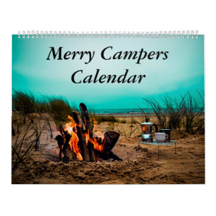 Merry Campers Camping Photos Calendar