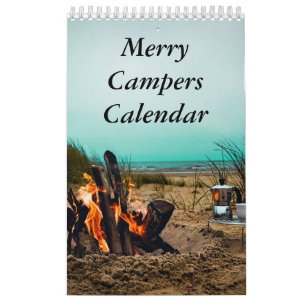 Merry Campers Camping Photos Calendar