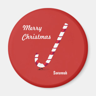 Merry Candy Cane Magnet