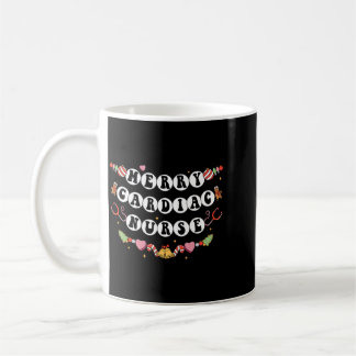 Merry Cardiac Nurse Friendship Bracelet Christmas Coffee Mug