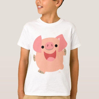Merry Cartoon Pig children T-shirt