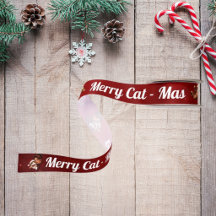 Merry Cat -Mas Crimson Christmas Cat Lovers