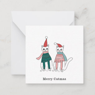 Merry Catmas Card
