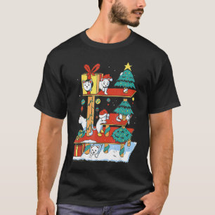 Merry Catmas Cat Mum Cat Dad Christmas Cat Ree T-Shirt