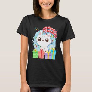 Merry Catmas cats children 1 T-Shirt