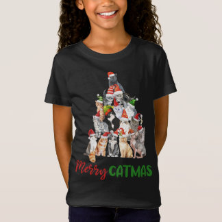 Merry Catmas Christmas Shirt for Cat Lovers Kitty
