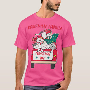 Merry Catmas Christmas truck cat lovers Kaufman Fa T-Shirt