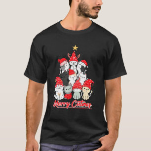 Merry Catmas Christmas Ugly Xmas Cat 2 T-Shirt