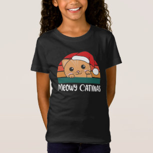 Merry Catmas Funny Cat Christmas Pun T-Shirt