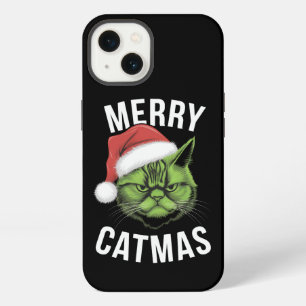 Merry Catmas Funny Cat Lovers Christmas iPhone 13 Case