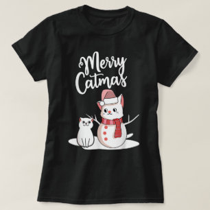 Merry Catmas Funny Christmas Cats T-Shirt