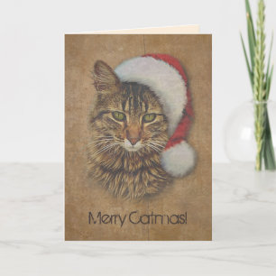 Merry Catmas Holiday Card