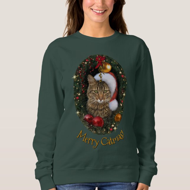 Merry Catmas Sweatshirt (Front)