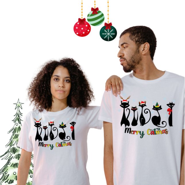 Merry Catmas  T-Shirt (Creator Uploaded)
