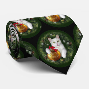Merry Catmas Tie
