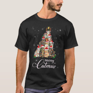 Merry Catmas Xmas Design For Cat Lover Funny Cat C T-Shirt