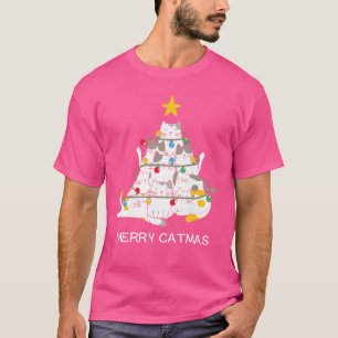 Merry Catmas Xmas Men Women Kids Cat Christmas T-Shirt