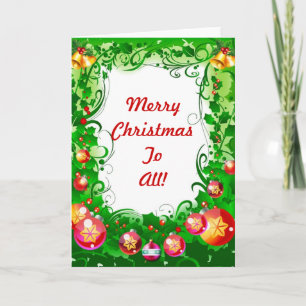 Merry Celebration Holiday Card