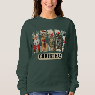 MERRY Character Collage Christmas Shirt Gift