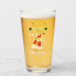 Merry Cheesy Christmas Xmas Santa Pizza Christmas Glass<br><div class="desc">Merry Cheesy Christmas Xmas Santa Pizza Christmas. Best gifts for Christmas T-shirts, Halloween Festival iPhone Case, Jesus Day Sweatshirt, Santa Claus Tapestry, Xmas Tote Bags, National Pizza Day Mug, National Cheese Pizza Day Hoodies, National Sausage Pizza Day Blanket, Birthday Wall Arts, Anniversary T-shirts, and Birthday T-shirts. Glass Tumbler. The Colourful...</div>