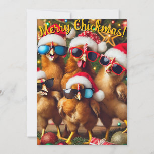 Merry Chickmas Invitation