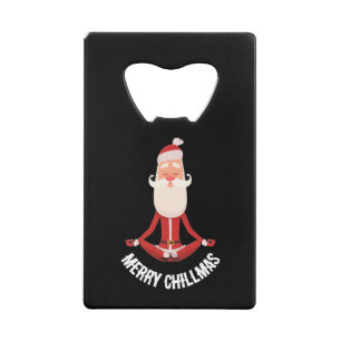 Merry Chillmas Meditating Zen Santa Holiday