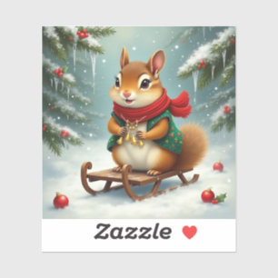 Merry chipmunk christmas