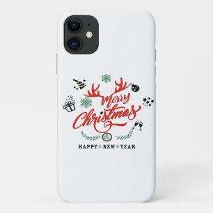 Merry Chirstmas Happy New Year Case-Mate iPhone Case