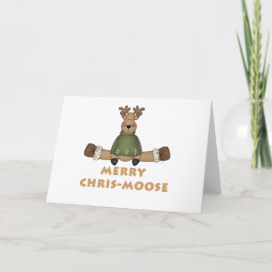 Merry Chris-Moose Holiday Card