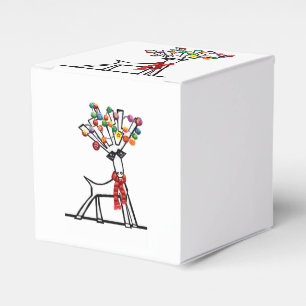 Merry Chris Moose or Reindeer Favour Box